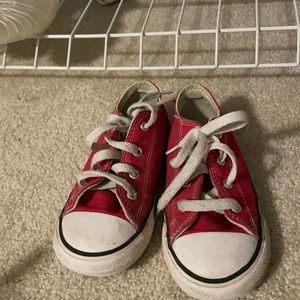Red Converses! Can be cleaned up to look newer!!